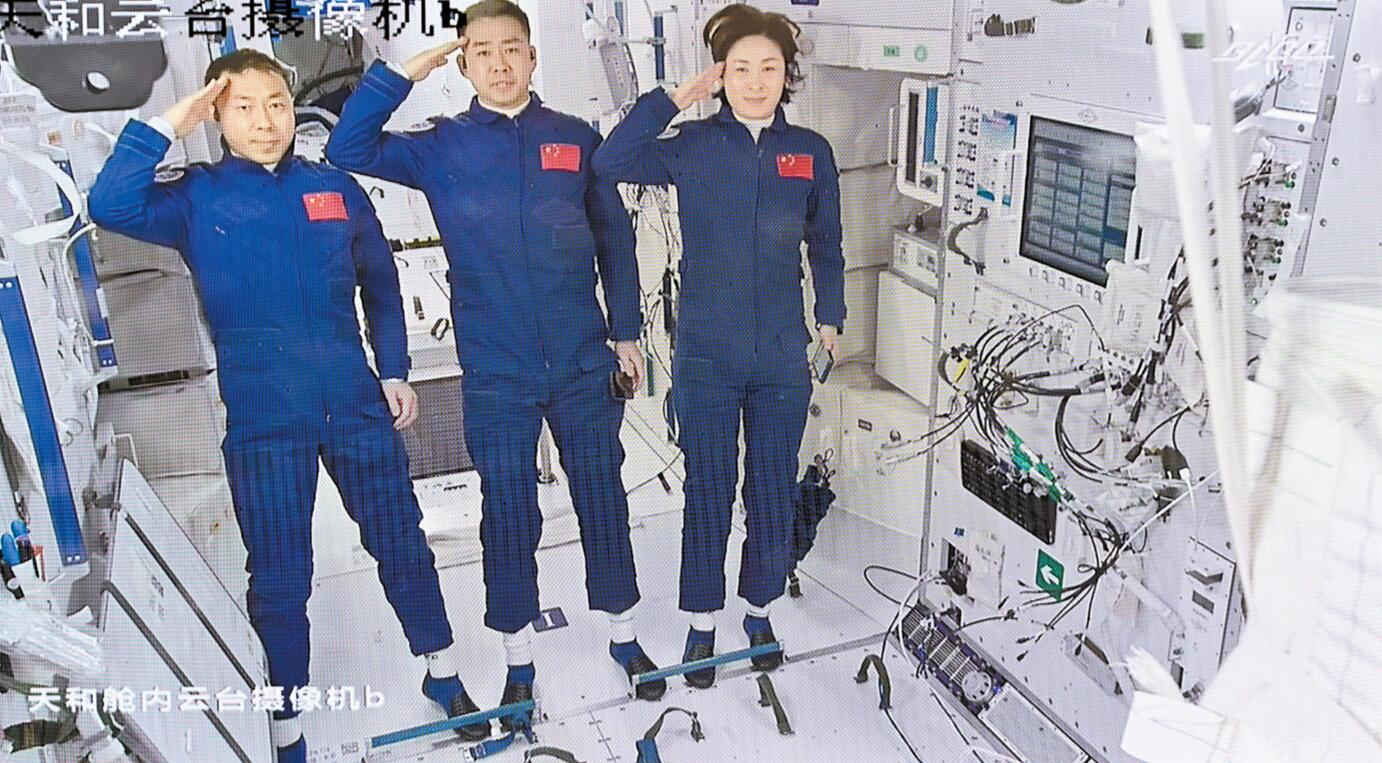 神十四飛天 三人組入宮 中國空間站進入最後建造階段
