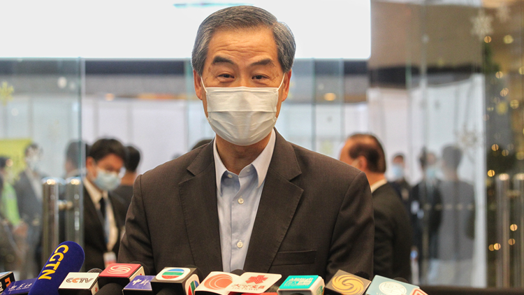 梁振英致信肯定內地港人貢獻 預祝《香江盛典》圓滿成功