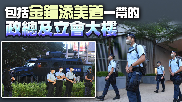  警方多區高調巡邏 首次出動國產裝甲車「劍齒虎」