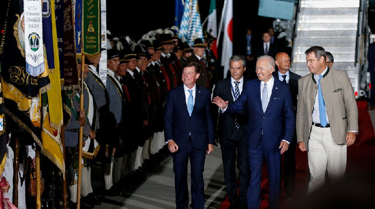 外媒：美國總統拜登已抵達德國 將參加G7峰會