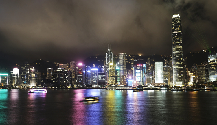 圖集 | 慶回歸氣氛漸濃 維港燈光璀璨
