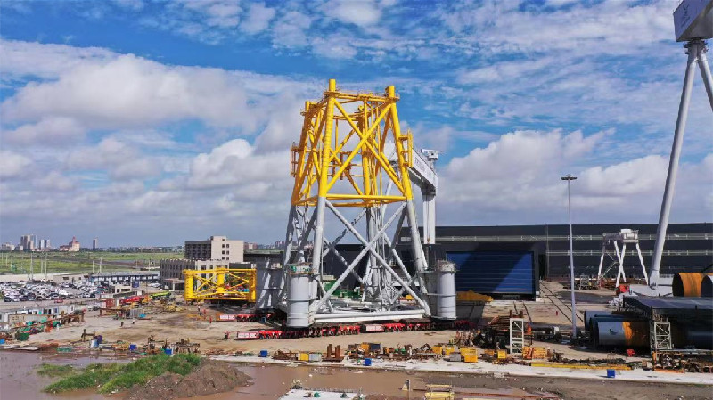 有片丨國家電投揭陽神泉二海上風電項目完成又一關鍵節點