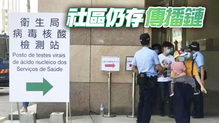 澳門3日新增68宗確診 今起一連6日全民檢測