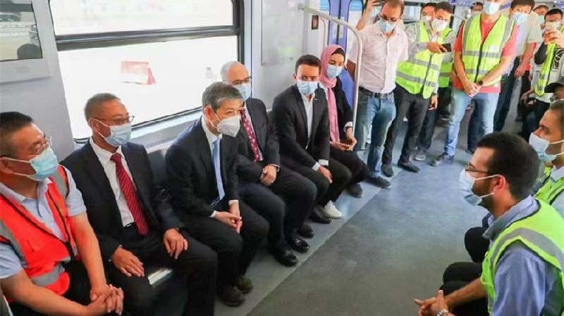 深鐵集團埃及齋月十日城鐵路通車試運行