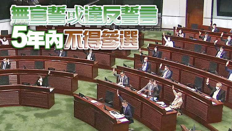 立會三讀通過鄉郊選舉修例草案 當選人需書面宣誓效忠