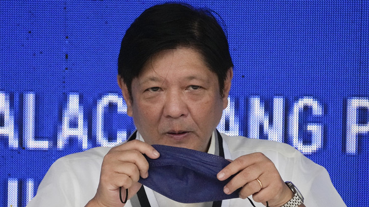 菲律賓總統馬科斯新冠檢測結果呈陽性