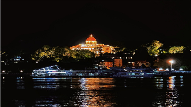 鼓浪嶼地標八卦樓完成修繕 舉辦首場庭院音樂會