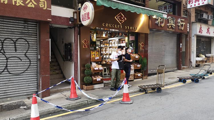 疑攀簷篷撿耳機 西環男子墮樓亡