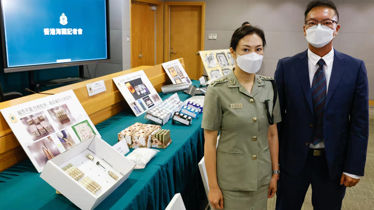 海關上半年破逾300宗販毒案 毒品共重逾1噸市值6億元