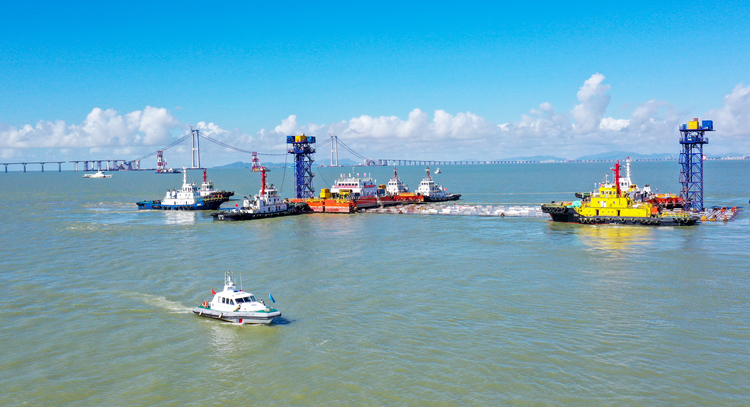 【融通大灣區】再迎新進展！深中通道沉管隧道東側管節全部完成安裝