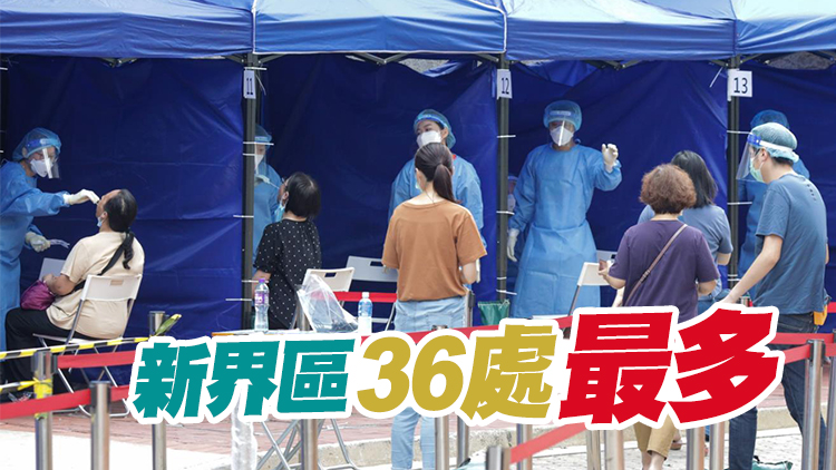 65地點納強檢 包括上水紀律部隊宿舍及赤柱監獄職員宿舍