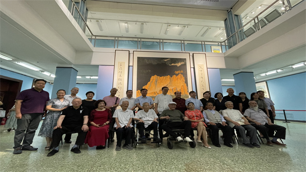 93歲「老頑童」林凡書畫藝術展在山西太原開展