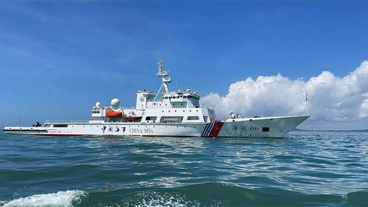 「海巡06」完成首次巡航執法活動