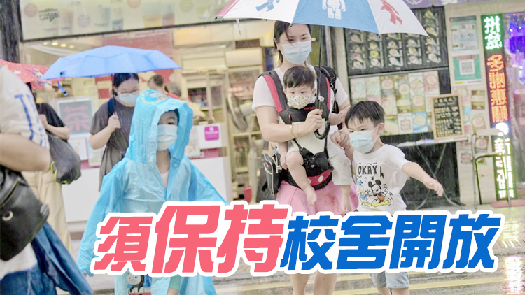  幼稚園、肢體傷殘兒童學校及智障兒童學校今日停課