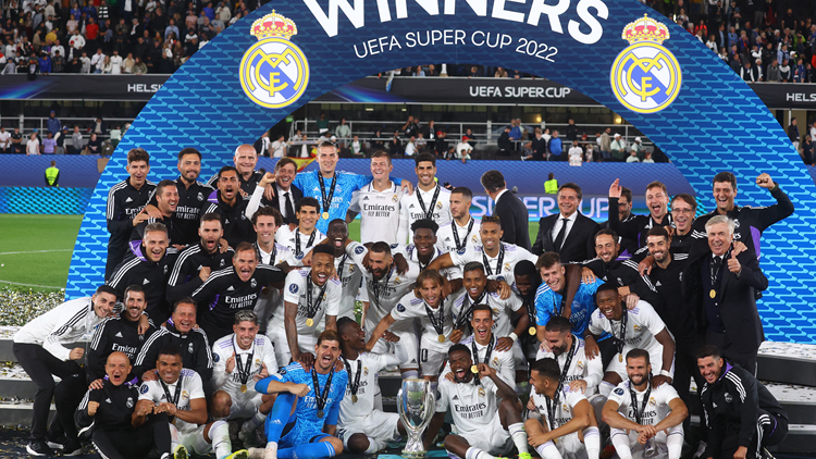 皇馬2：0贏法蘭克福捧歐超盃 賓施馬入球超魯爾 