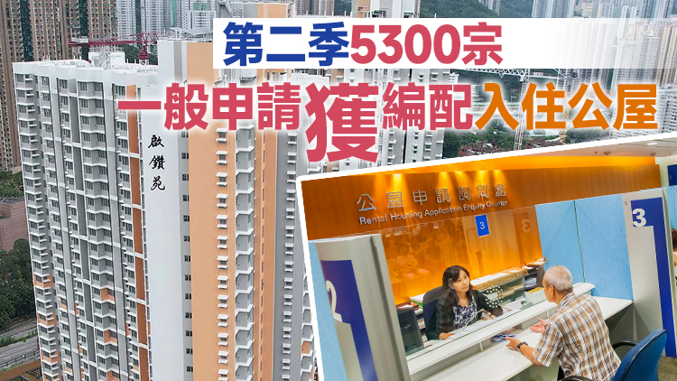 公屋平均輪候時間6年 至6月底逾14萬家庭等上樓
