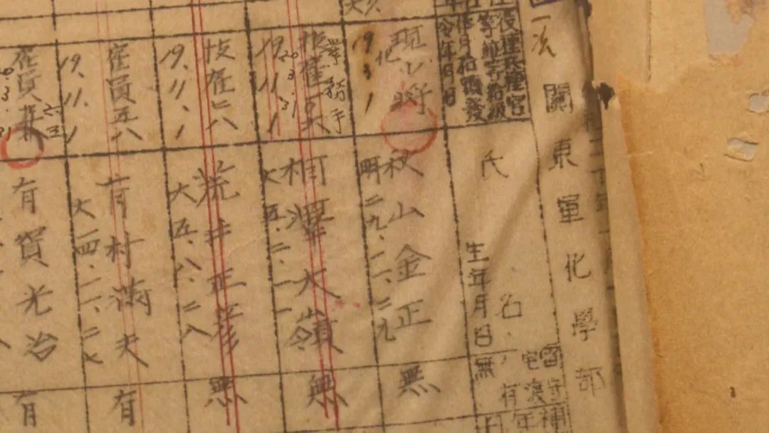 侵華日軍第五一六部隊成員名冊首次被公開