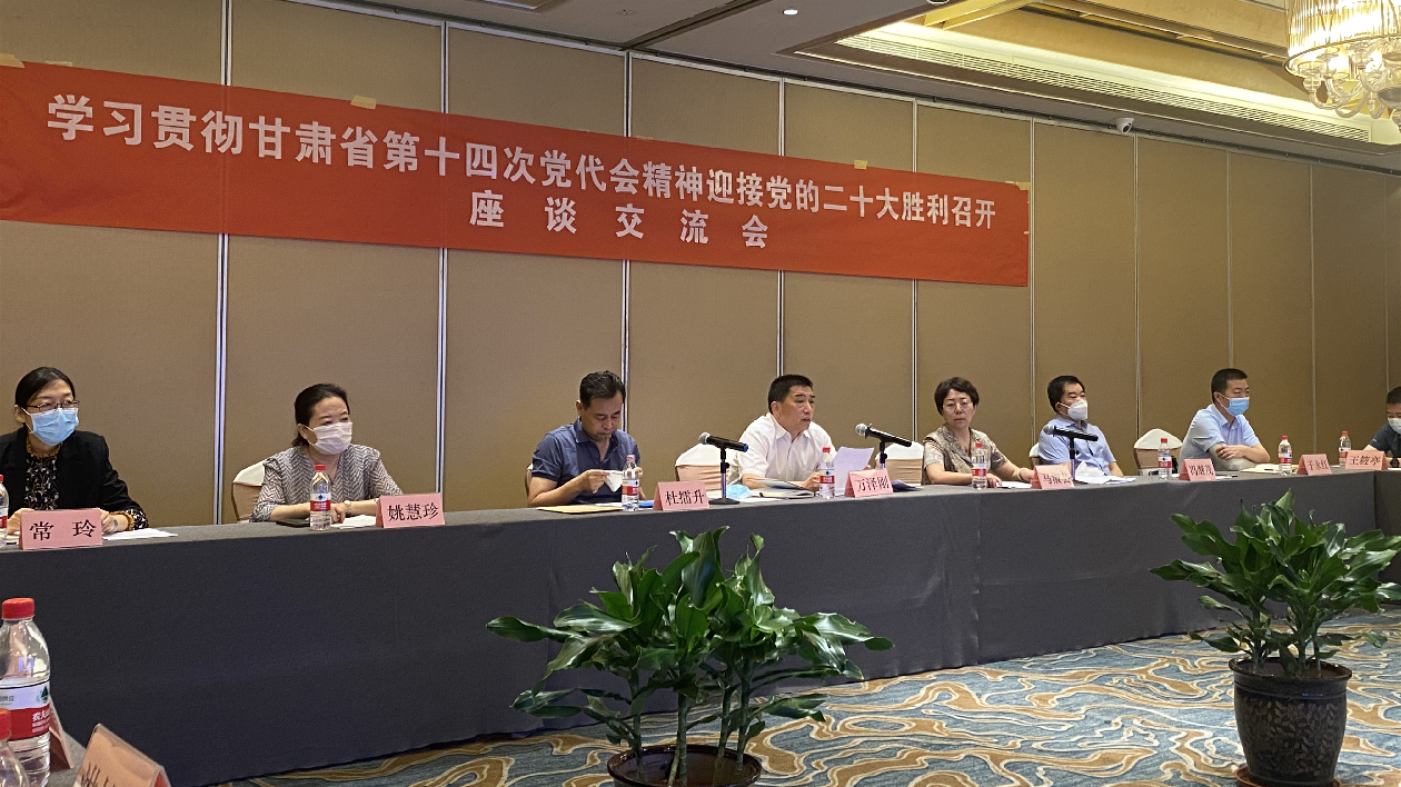 甘肅省海聯會「雲」座談 冀當好「黨代會」「宣傳員」