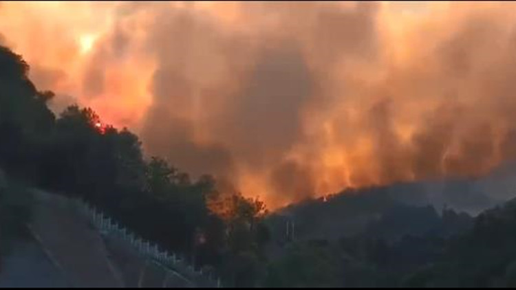 重慶多地發生山火 正全力撲救目前無人員傷亡