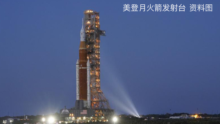 發射在即 美登月火箭發射台遭雷擊