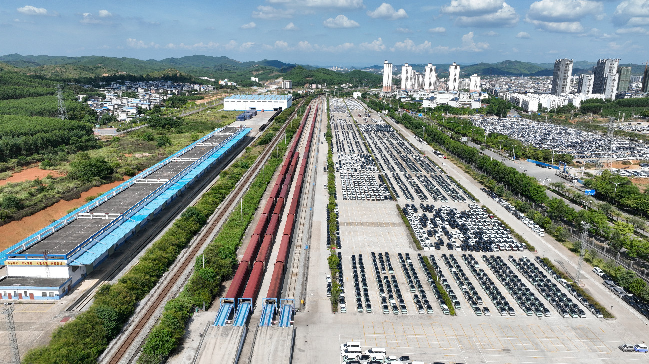 桂鐵海聯運助力車企暢銷海內外