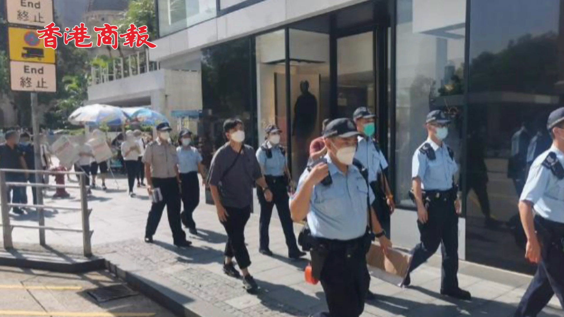 有片 | 確診近萬宗 社區傳播風險增 港警在全港採取防疫執法行動