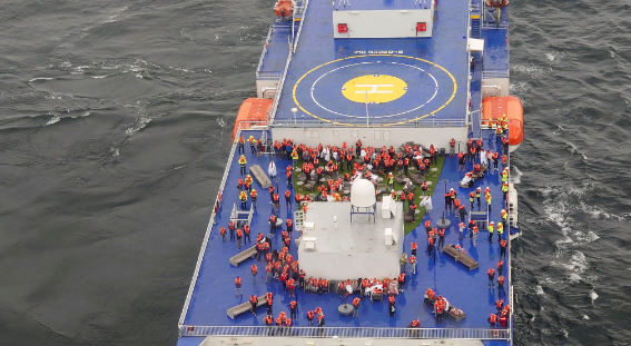 瑞典一客輪發生火災 約300人等待救援