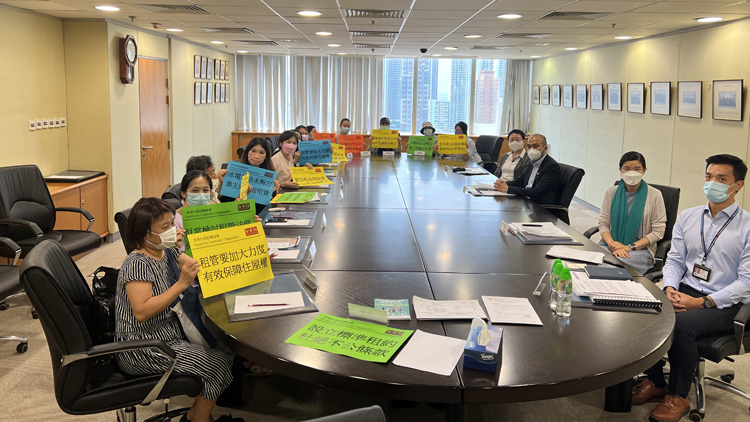 社協偕劏房戶晤差估署長 促租管要加大力度