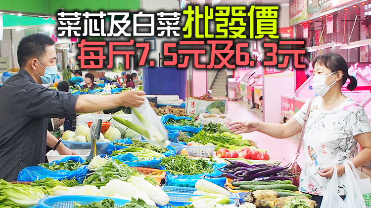 30日內地供港蔬菜2700公噸 鮮活食品供應充足穩定