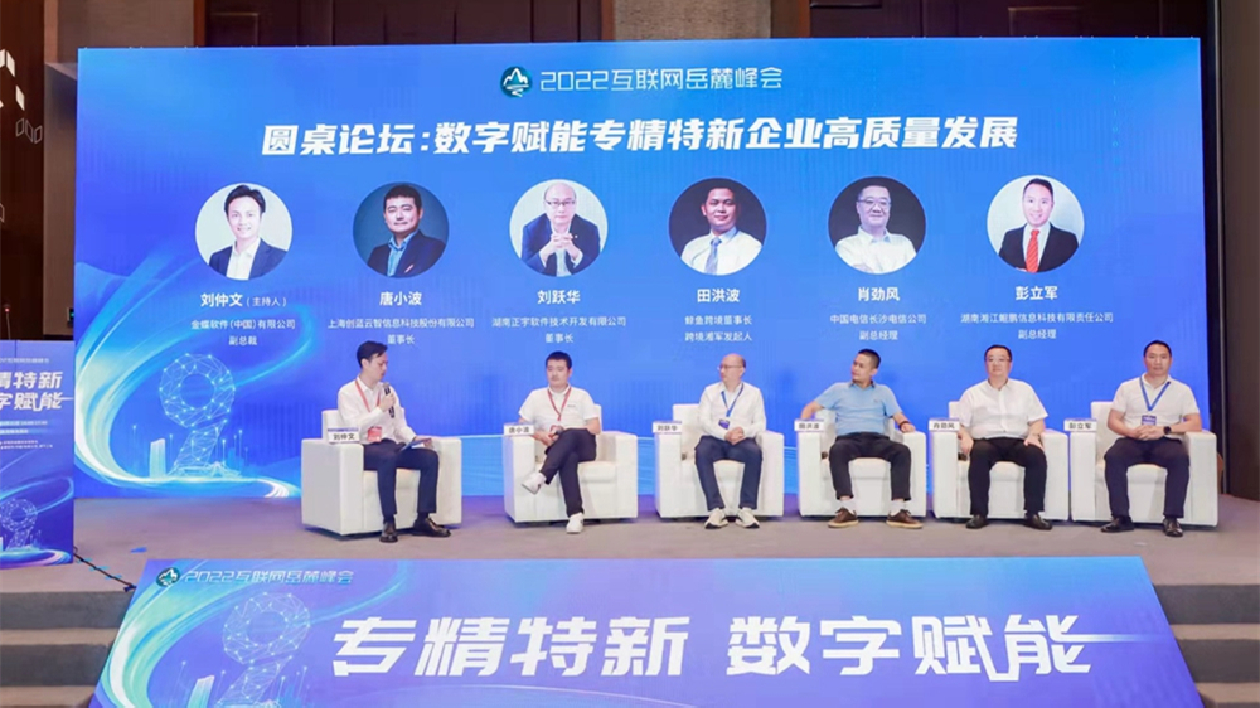 嶽麓峰會嘉賓論道「專精特新 數字賦能」