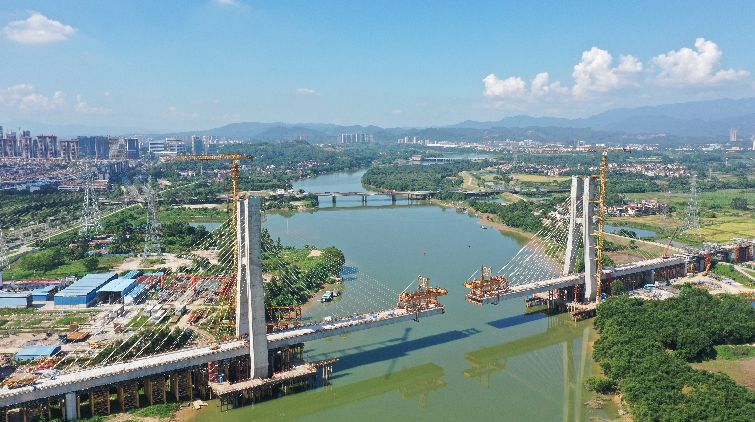 有片 | 【融通大灣區】廣汕高鐵增江特大橋成功合龍 將進入全線鋪軌階段