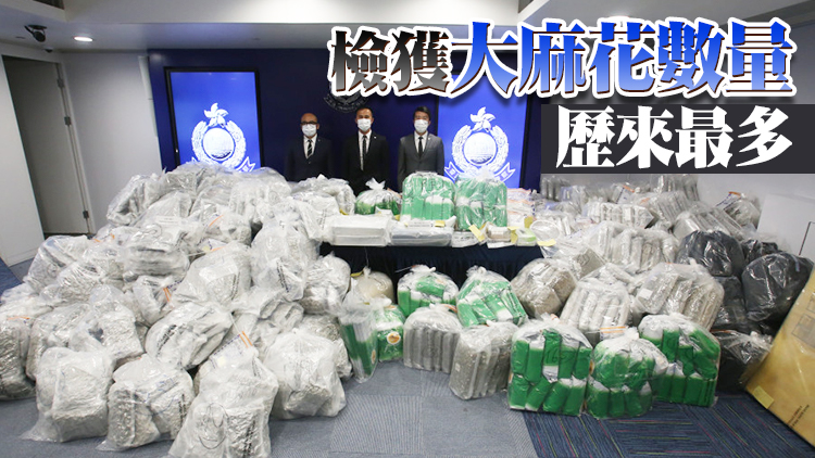 警破有紀錄以來最大宗大麻花案 檢近2億貨拘2男