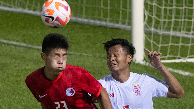 孫銘謙羅梓駿各建一功 港隊2:0輕勝緬甸