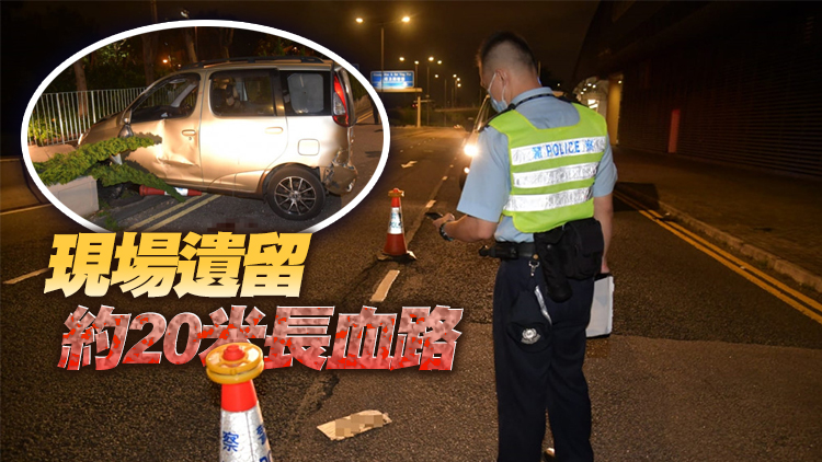 私家車西區遭追撞 司機棄車逃命遭斬傷手腳