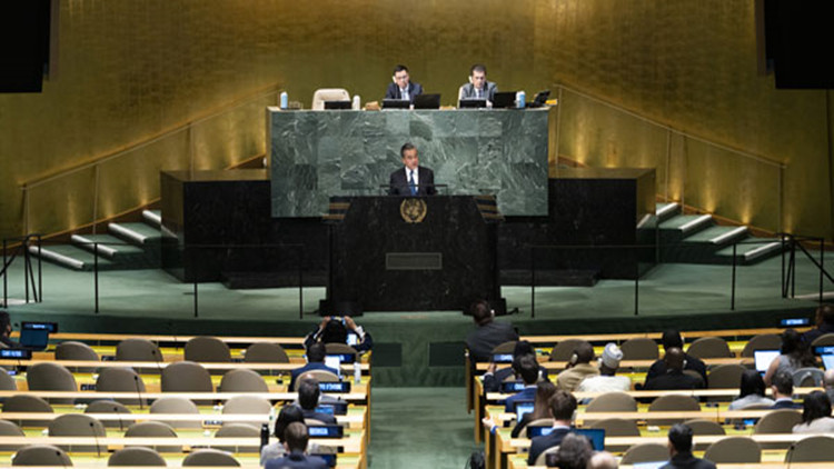 王毅宣布中國啟動批准《槍支議定書》國內法律程序