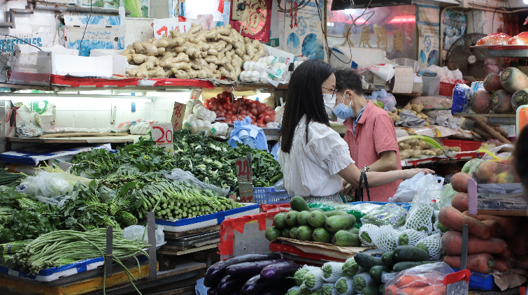 28日內地供港蔬菜逾2400公噸 鮮活食品供應充足穩定