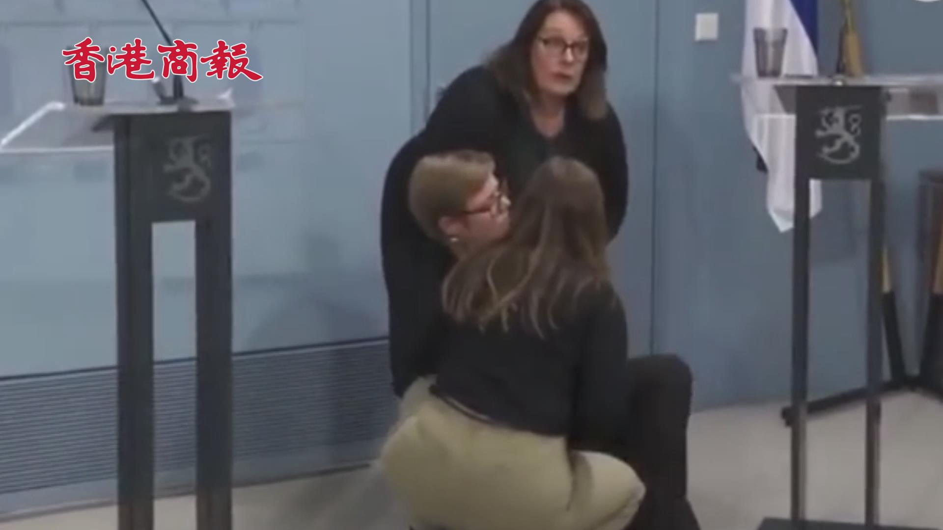 有片丨芬蘭舉行「北溪」事故新聞發布會 內政部長突然暈倒