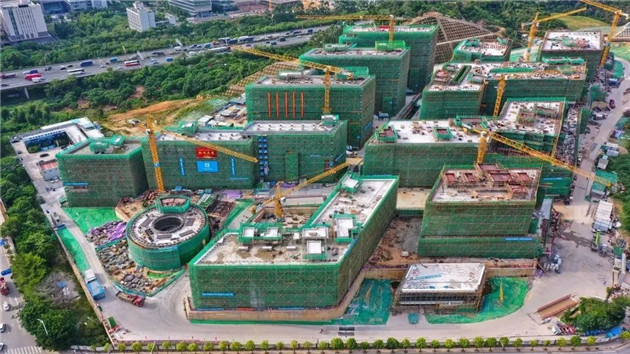 香港城市大學（東莞）校園一期項目全面封頂