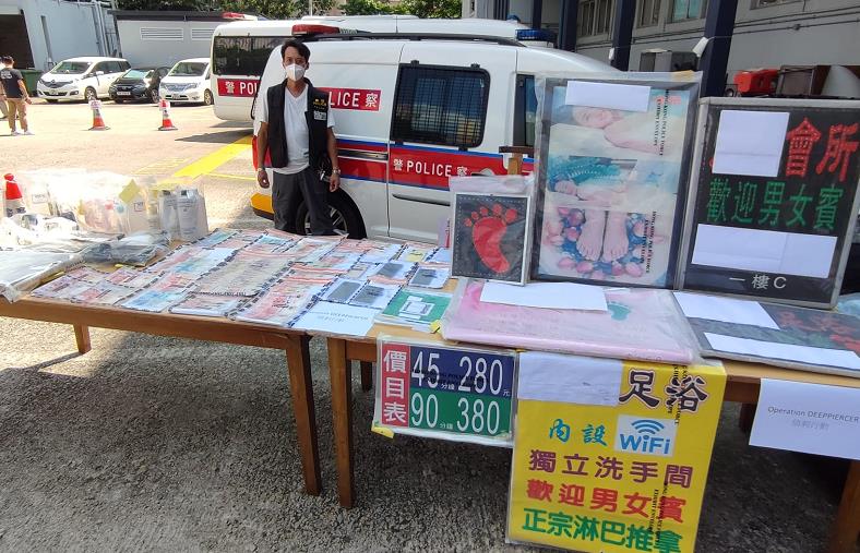 警觀塘搗足浴按摩院 拘14男女涉非法賣淫