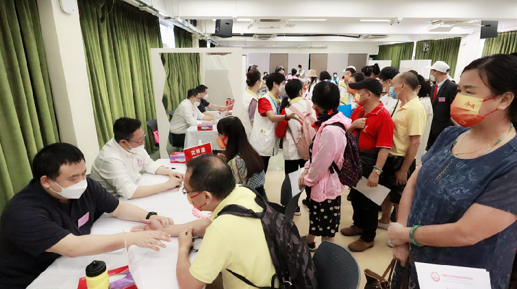 山東社團總會聯合多組織舉辦義診贈藥 逾200基層市民受惠