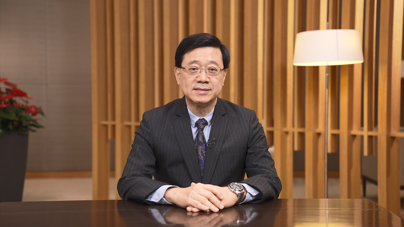 有片 | 李家超鼓勵中學生善用長處 講好中國故事香港故事