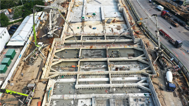 廣州地鐵建設開足馬力  多條地鐵新線順利完成工程節點