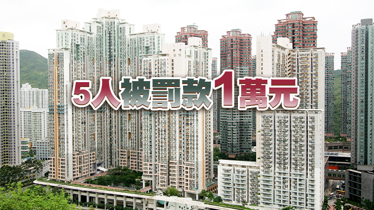 茵怡花園1座及大埔中心1座共19人違強檢公告 被發強檢令