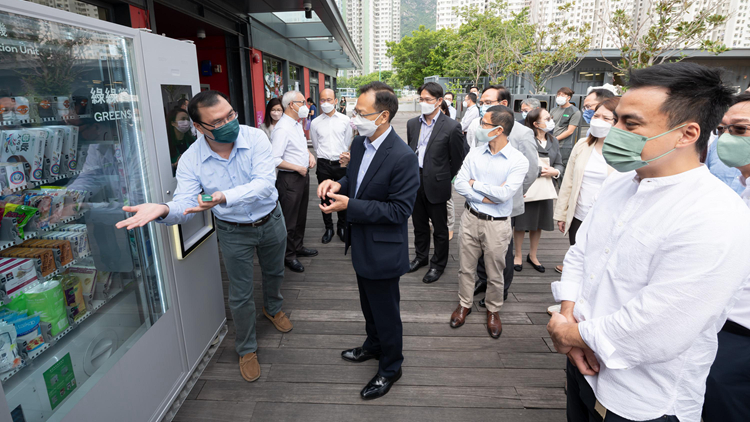 立法會小組委員會參觀廢物處理及資源回收設施