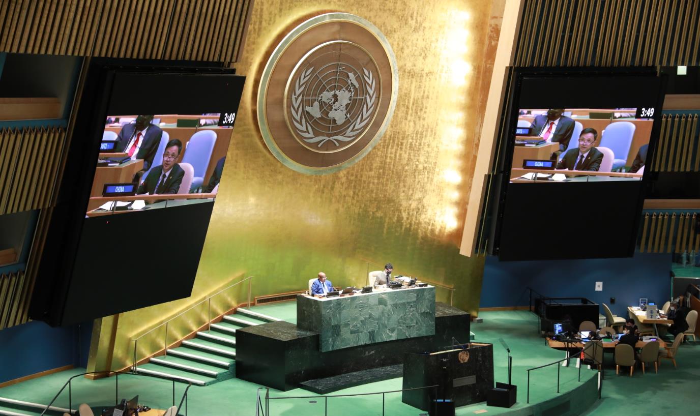 中國代表觀點相近國家在聯大三委呼籲立即取消單邊強制措施