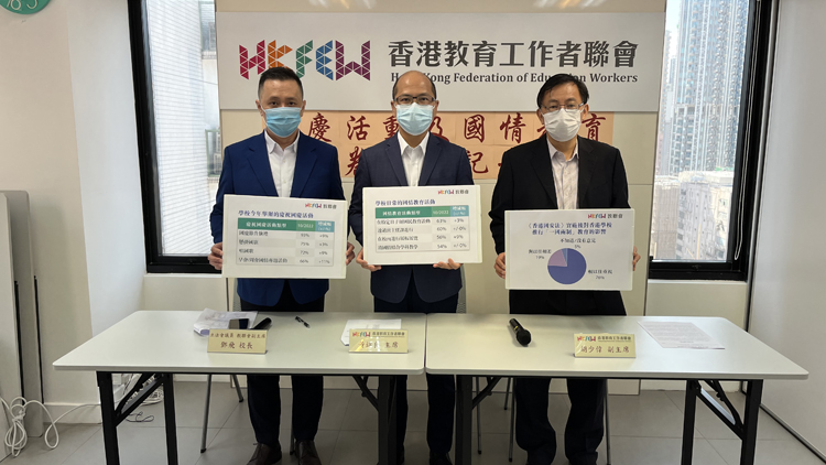 教聯會：逾九成受訪學校舉行國慶升旗禮 創歷年新高