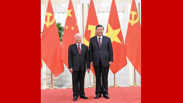 習近平同越共中央總書記阮富仲舉行會談