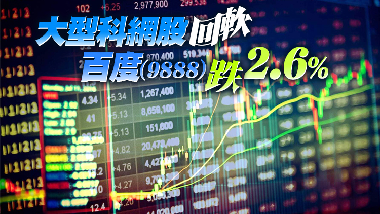 【開市焦點】港股低開65點 大型科網股回吐