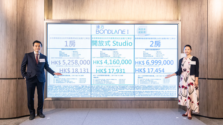 【港樓】萬科連方I公布首張價單 八成半單位低於600萬