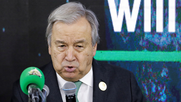 古特雷斯呼籲各國團結起來 應對氣候變化